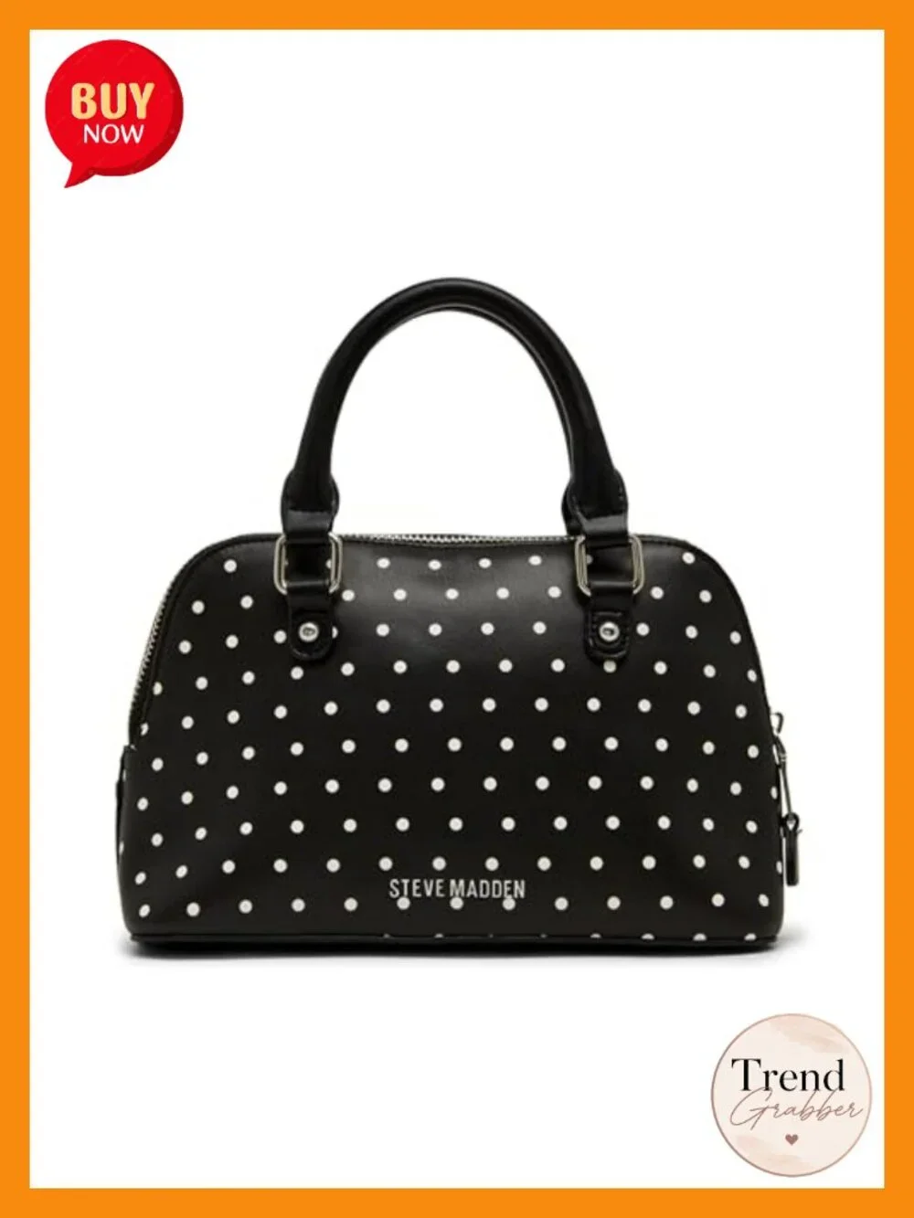 Mini Dome Satchel Crossbody Bag Faux Leather